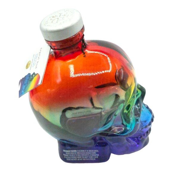 Crystal Head Rainbow Pride Vodka Collectible Art Bottle & Spirit - Picture 3 of 9